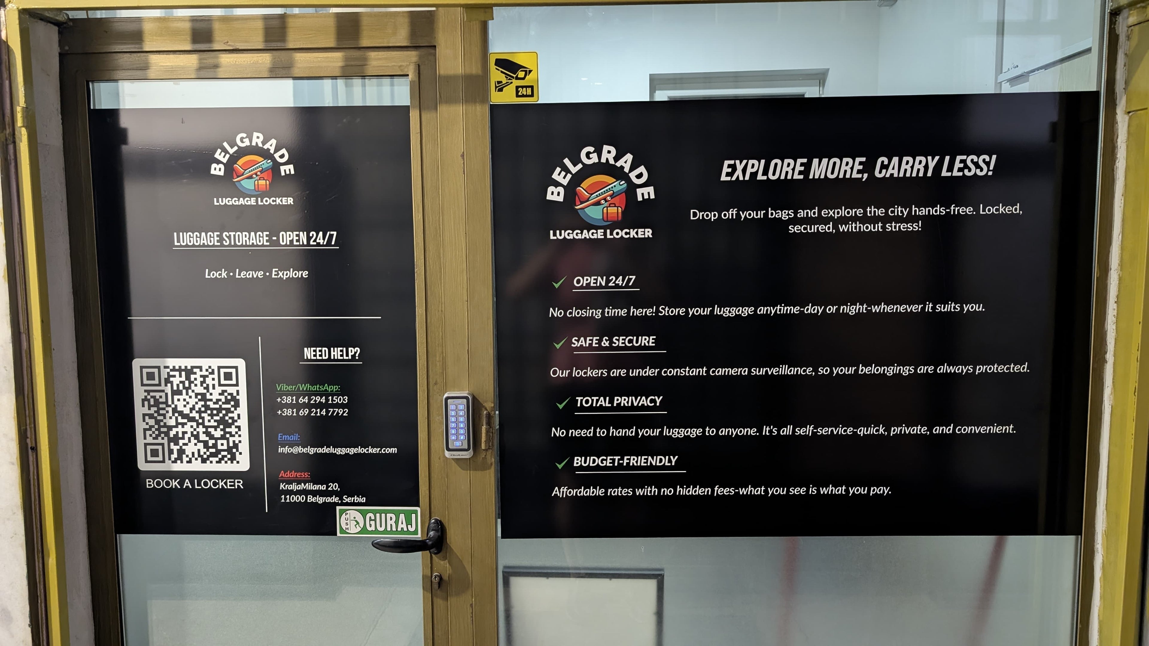 24/7 Luggage Storage Belgrade Near City Center & Airport Shuttle Bus